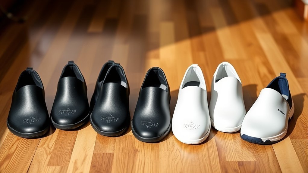 comfortable and safe footwear