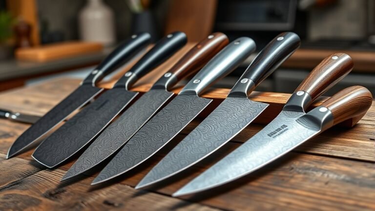 top damascus knife sets