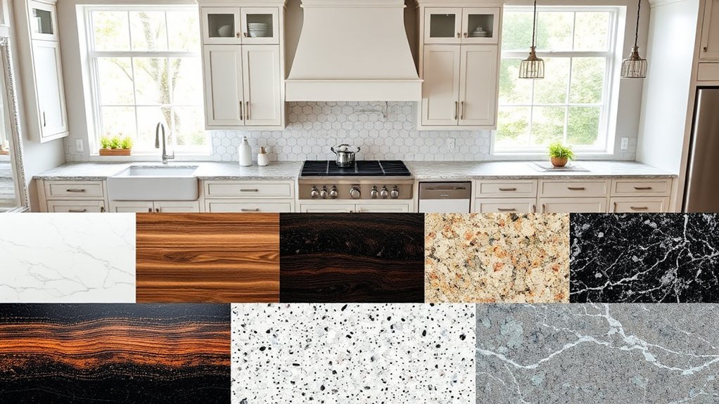 top kitchen counter materials