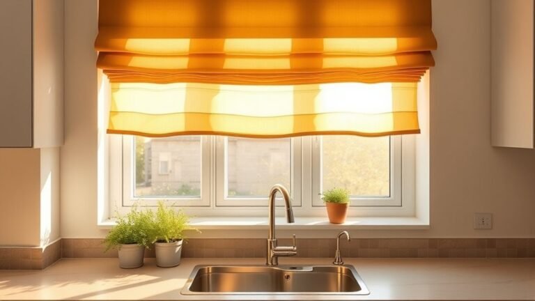 top kitchen sink blinds