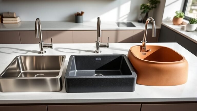 top kitchen sink materials