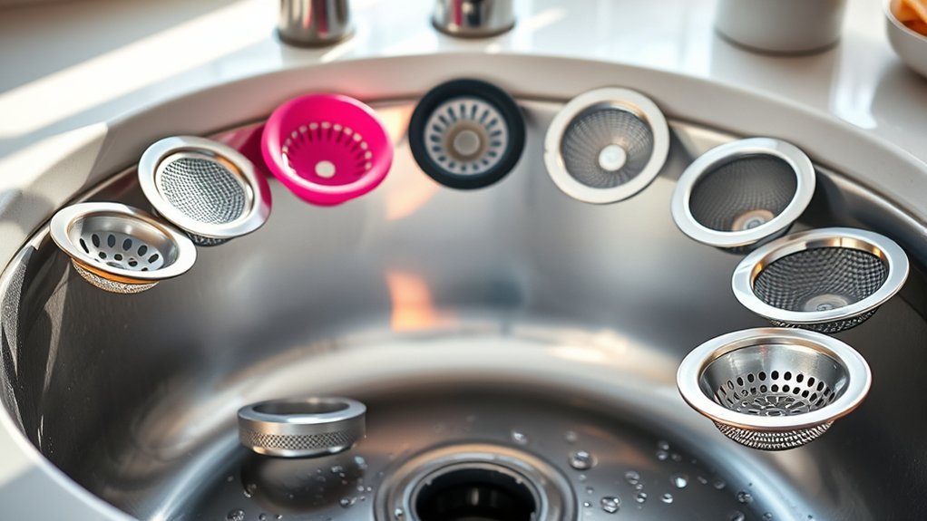 top kitchen sink strainers