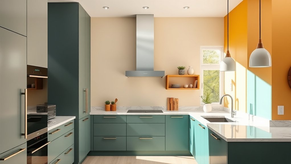 trendy kitchen wall colors