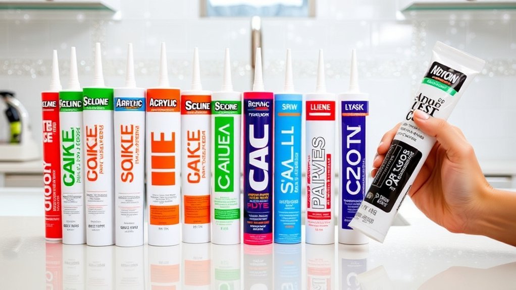 waterproof mold resistant caulk selection